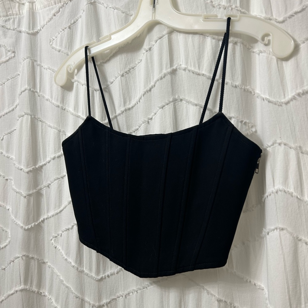 STEELE Cropped Corset Top